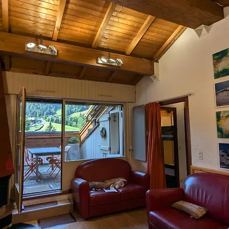 3 Pieces A Avec Terrasse Et Wifi - Fr-1-459-237 Διαμέρισμα La Clusaz